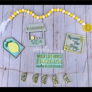 Lemonade Tiered Tray Decor